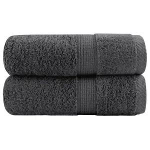 Ręczniki toaletowe Premium, SOLUND 2 szt. Antracyt 30x30cm 600 g/m²