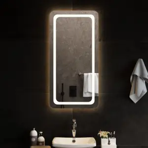 Lustro łazienkowe z LED, 50x100 cm