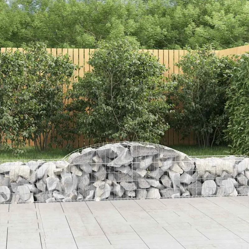 Kosze gabionowe, 30 szt, 300x50x40/60 cm, galwanizowane żelazo