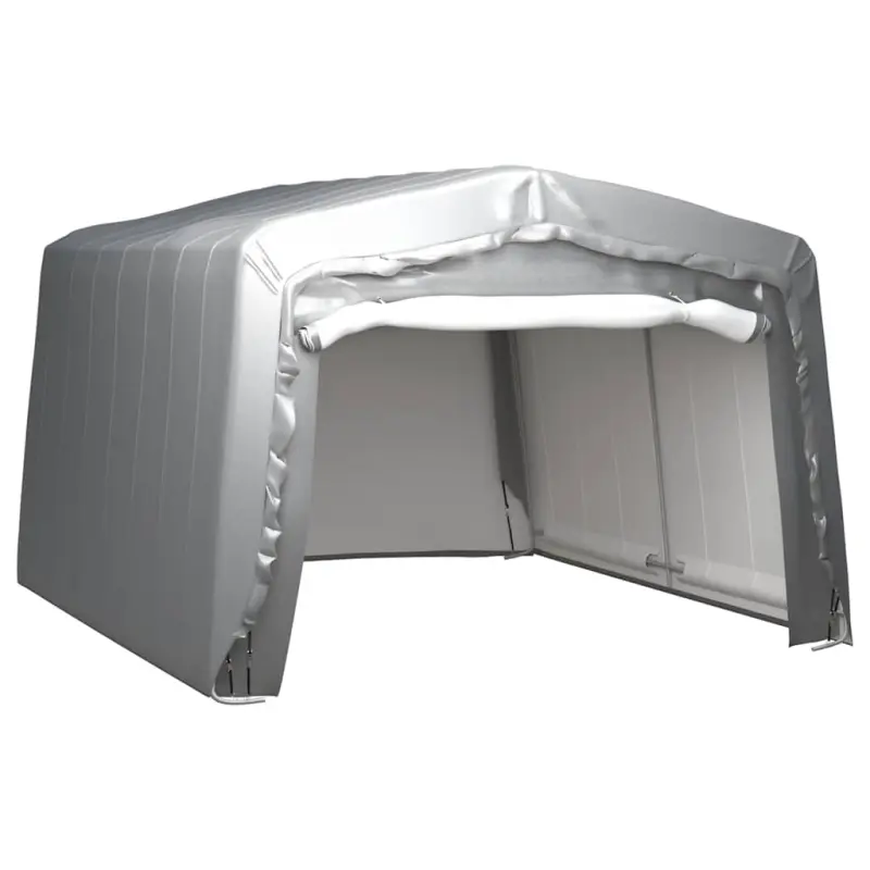 Namiot magazynowy, 370 x 370 cm, stal, szary
