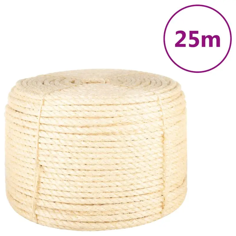 Sznur, sizal 100%, 12 mm, 25 m