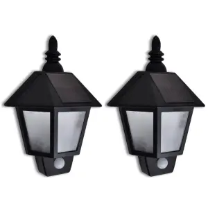 Lampy solarne z detektorem ruchu, 2 sztuki