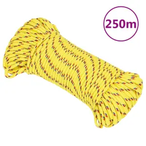 Linka żeglarska, żółta, 3 mm, 250 m, polipropylen