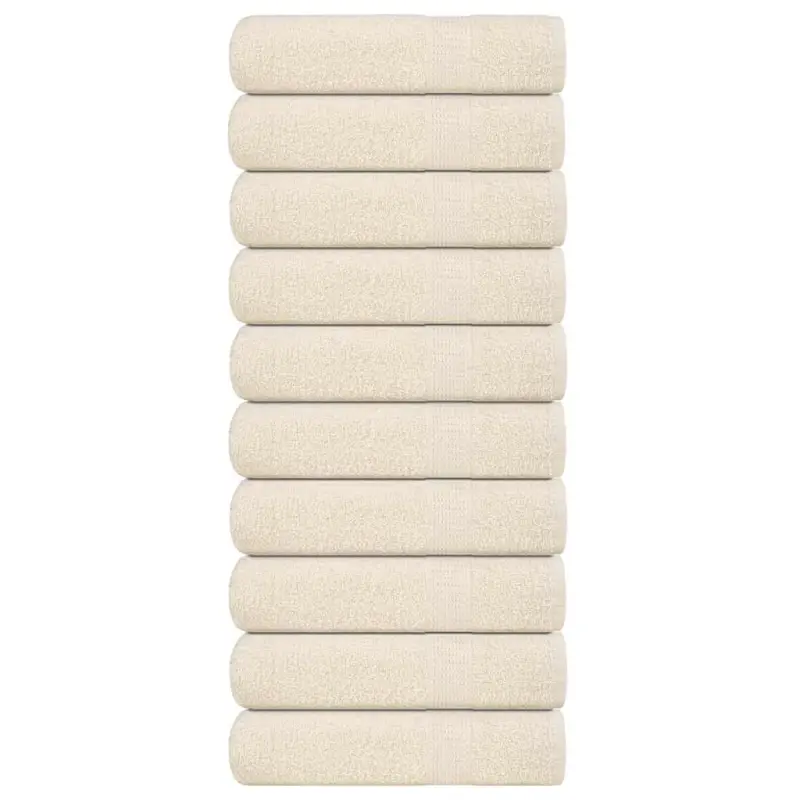 Ręczniki kąpielowe, FROGN, 10 szt, kremowe, 70x140 cm, 360 g/m²