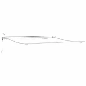 Rama markizy Ze LED Lights Biały 450 × 350 cm Aluminium