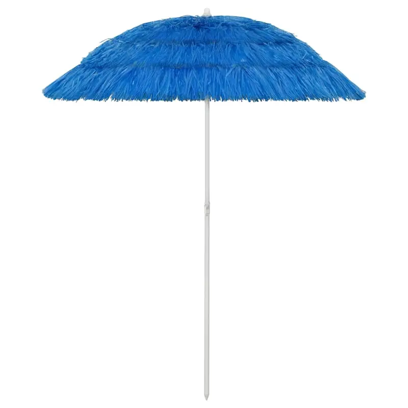 Parasol plażowy w hawajskim stylu, niebieski, 180 cm