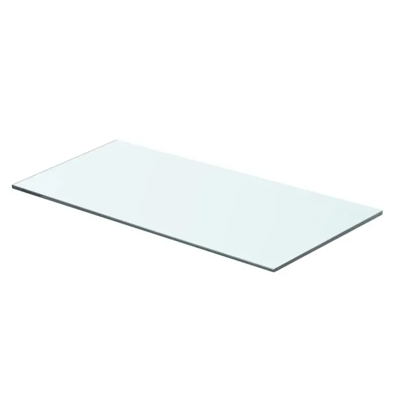 Szklany, bezbarwny panel, 60x25 cm