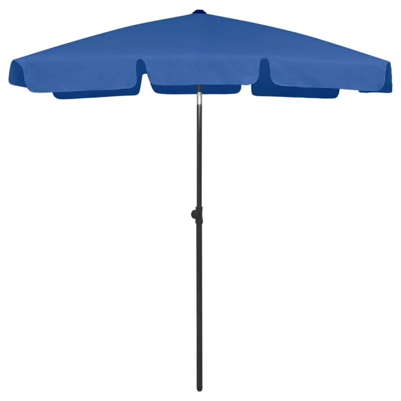 Parasol plażowy, niebieski, 180x120 cm