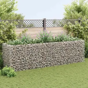 Podwyższona donica, ze stali 360 x 90 x 100 cm
