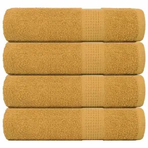 Ręczniki do rąk FROGN 4 szt. Złoty 50x100 cm 360 g/m²