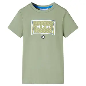 Koszulka dziecięca, jasne khaki, 116