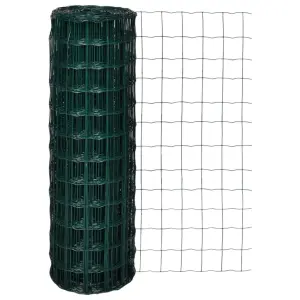 Euro ogrodzenie, stalowe, 25 x 1,2 m, zielone