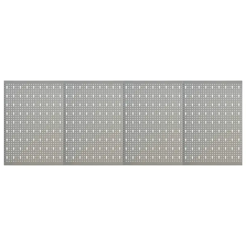 Ścienne płyty perforowane, 4 szt., 40x58 cm, stal