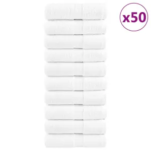 Ręczniki toaletowe Premium, SOLUND 50 szt., białe, 30 x 30 cm, 600 g/m²