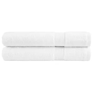 Ręczniki premium, SOLUND, 2 szt., białe, 80x200 cm, 600 g/m²