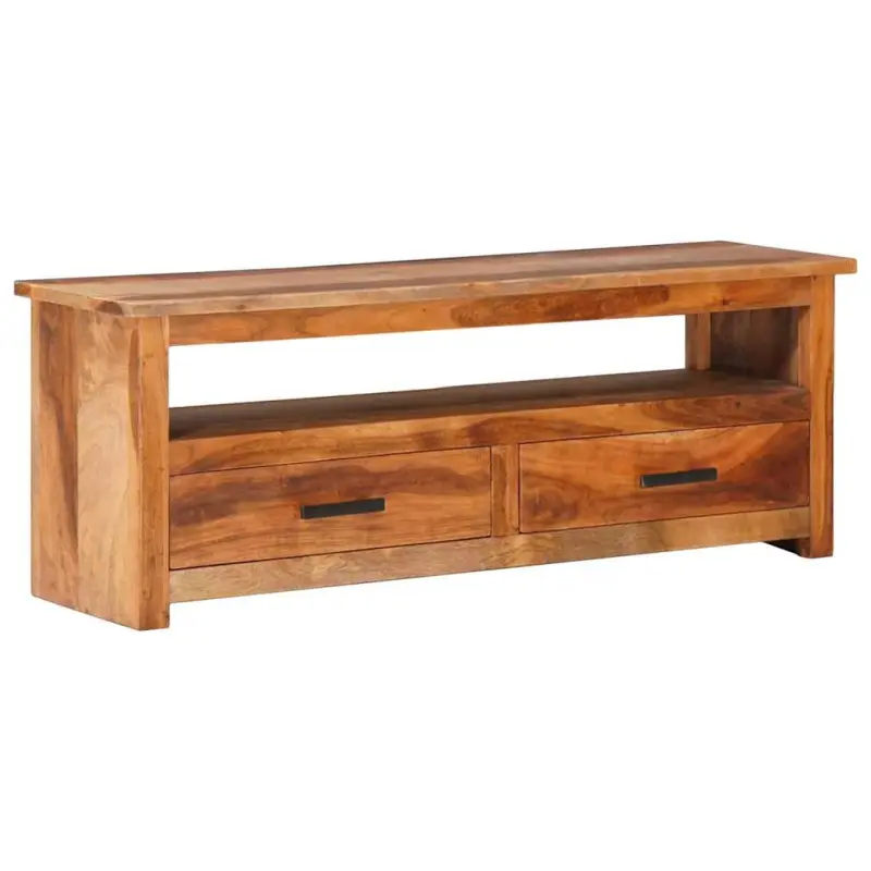 Szafka pod TV, 118x30x40 cm, lite drewno