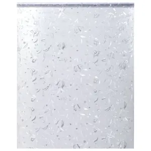 Folia okienna, matowa, wzór kwiatowy, 45x500 cm, PVC