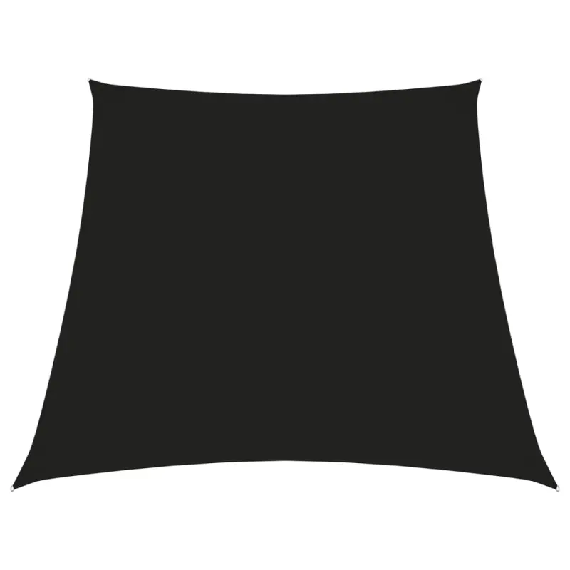 Żagiel ogrodowy, tkanina Oxford, trapezowy, 2/4x3 m, czarny