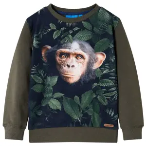 Bluza dziecięca, khaki, 116