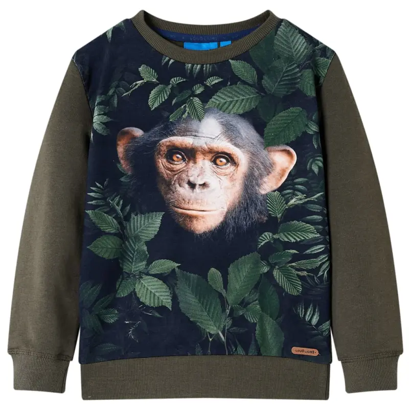 Bluza dziecięca, khaki, 116