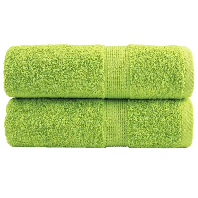Ręczniki toaletowe Premium SOLUND 2 szt. Zielone jabłko 30x30 cm 600 gsm
