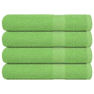 Ręczniki do sauny, FROGN, 4 szt, zielone, 80x200 cm, 360 g/m²