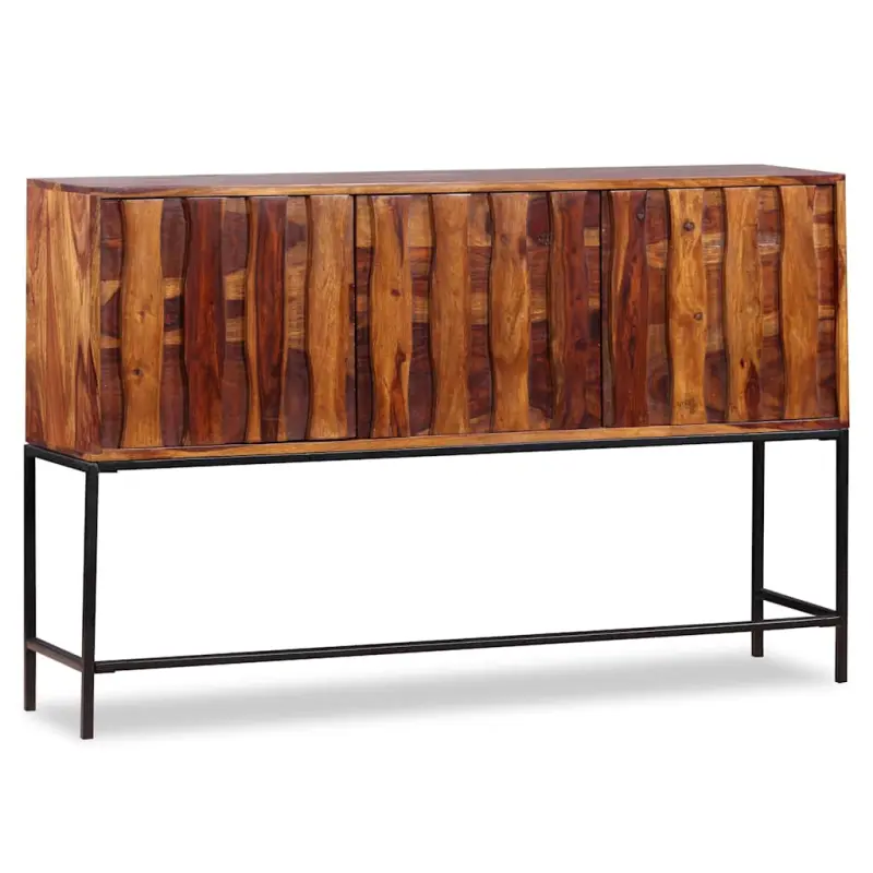 Szafka z litego drewna akacjowego, 120 x 30 x 80 cm