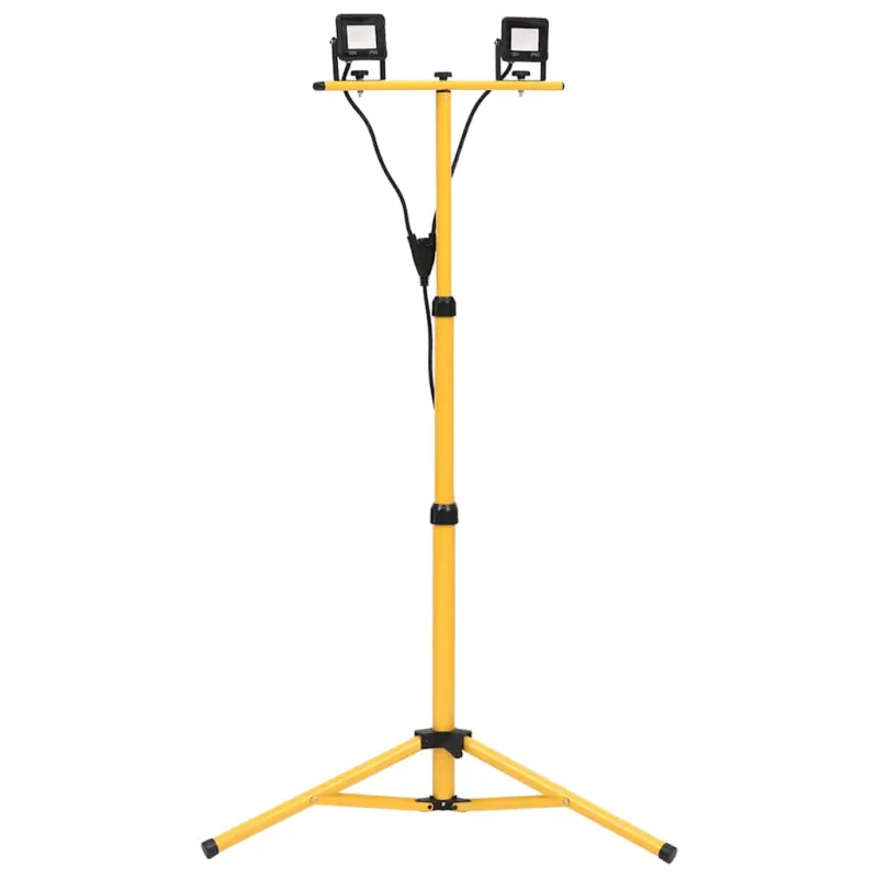 Reflektor LED ze stojakiem, 2x10 W, ciepłe białe światło