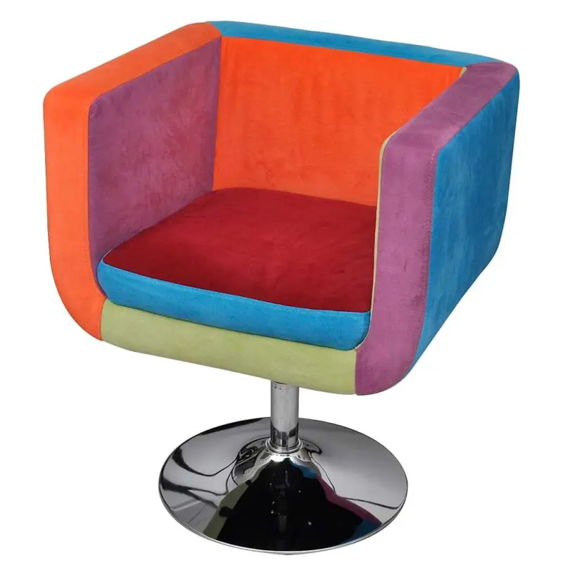 Fotel klubowy, patchworkowy
