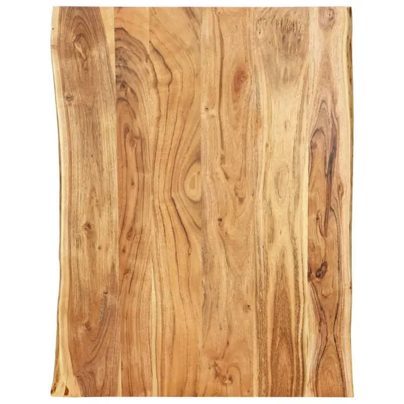 Blat, lite drewno akacjowe, 80x(50-60)x2,5 cm