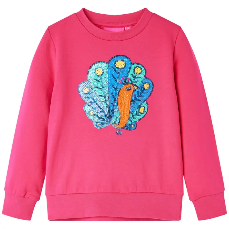 Bluza dziecięca, jaskrawy róż, 104