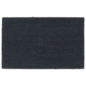 Wycieraczka, ciemnoszara, 50x80 cm, włókno kokosowe, tuftowana