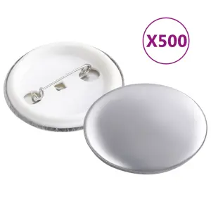 Zestaw przypinek, 500 szt., 37 mm