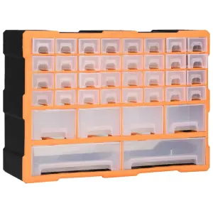 Organizer z 38 szufladkami, 52x16x37,5 cm