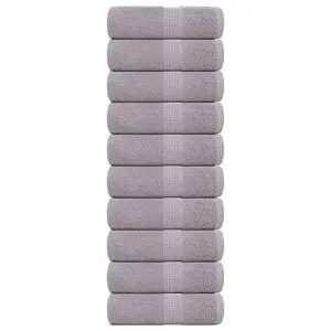 Ręczniki, FROGN, 10 szt., szare, 30x30 cm, 360 g/m²