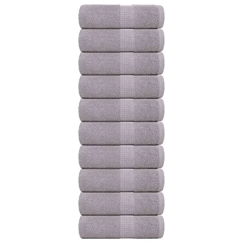 Ręczniki, FROGN, 10 szt., szare, 30x30 cm, 360 g/m²