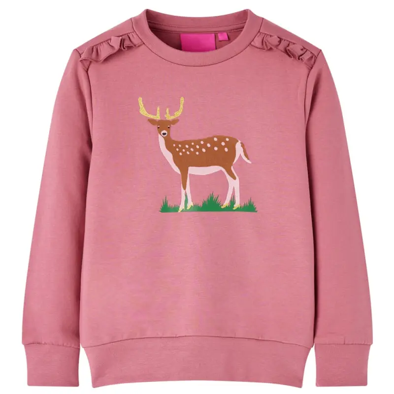 Bluza dziecięca, malinowa, 128