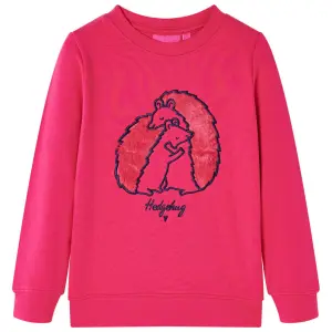 Bluza dziecięca, jaskrawy róż, 140