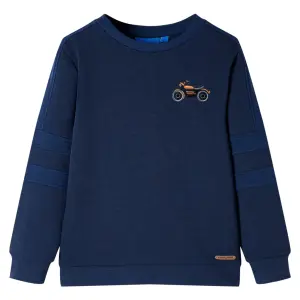 Bluza dziecięca, granatowy melanż, 104
