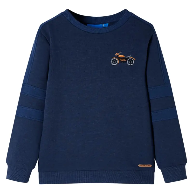 Bluza dziecięca, granatowy melanż, 104