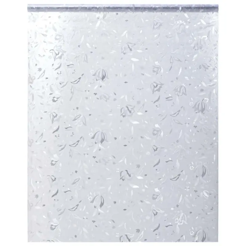 Folia okienna, matowa, wzór kwiatowy, 90x500 cm, PVC
