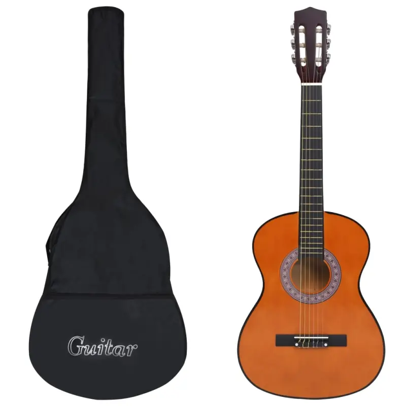 Gitara klasyczna dla początkujących, 3/4, 36, z pokrowcem