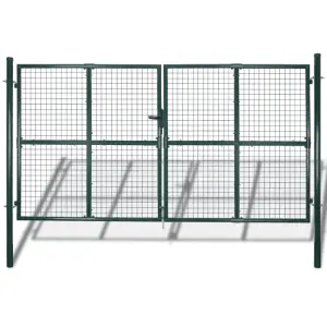 Brama ogrodzeniowa Double Door 300x150 cm, stal malowana proszkowo