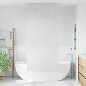 Roleta prysznicowa 80 x 240 cm, wzór w rozgwiazdy
