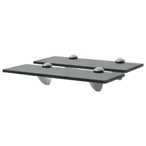 Półki szklane, 2 szt., 30 x 10 cm, 8 mm