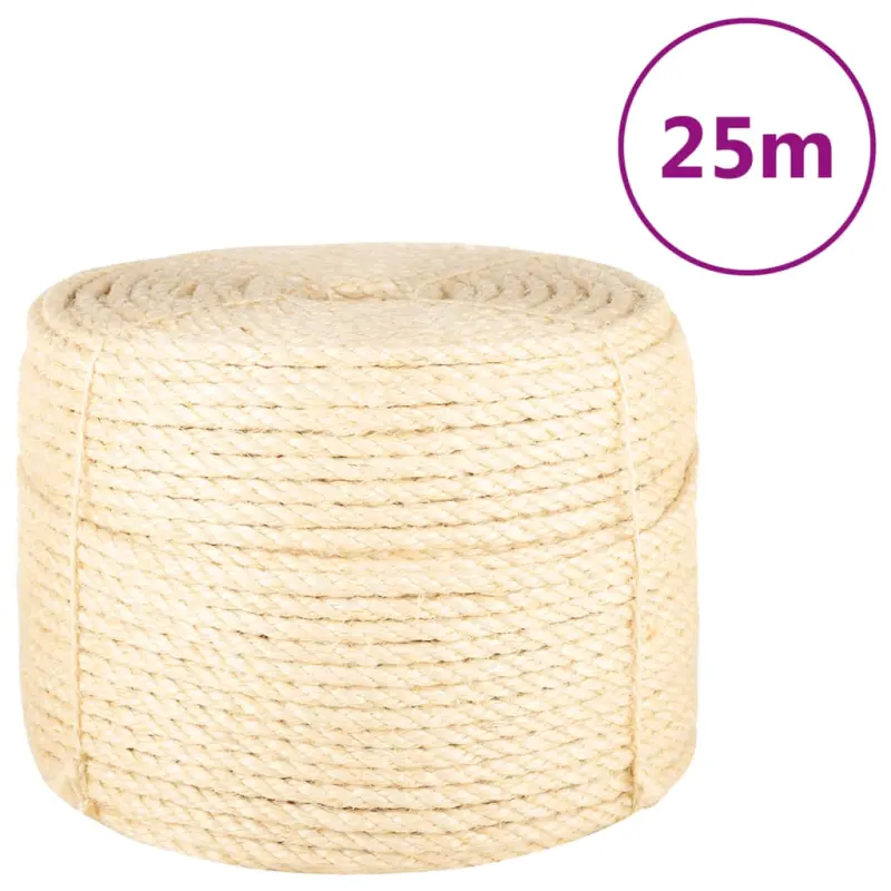 Sznur, sizal 100%, 10 mm, 25 m