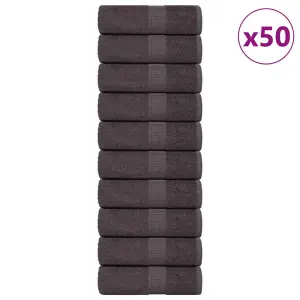 Ręczniki dla gości, FROGN, 50 szt., antracyt, 30x50 cm, 360 g/m²