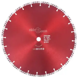 Tarcza diamentowa turbo, stal, 350 mm