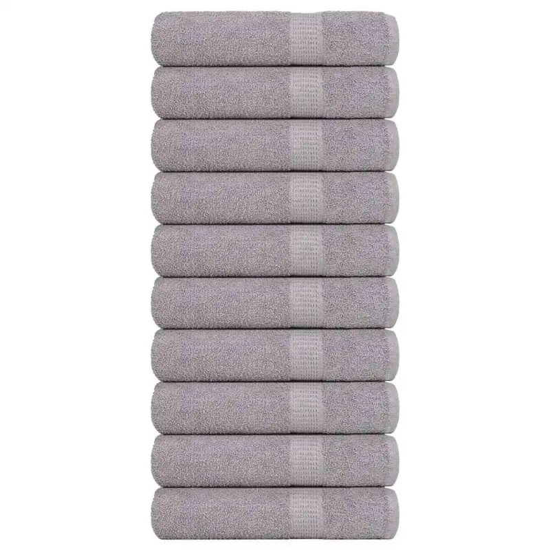 Ręczniki do rąk FROGN 10 szt. Szare 50x100 cm 360 g/m²