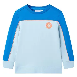 Bluza dziecięca, jasnoniebieski i jaskrawoniebieski, 104